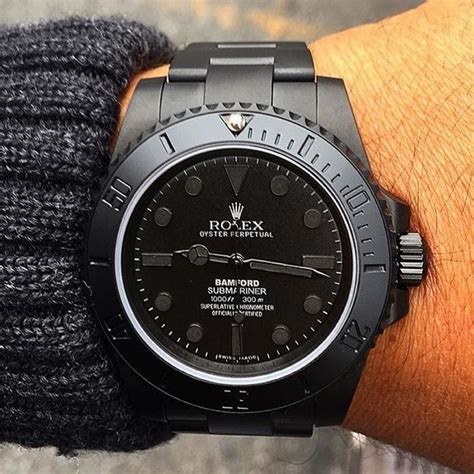 matt schwarze rolex